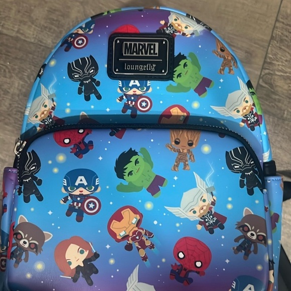 Loungefly Handbags - [Loungefly] NWT Marvel Chibi Characters Backpack